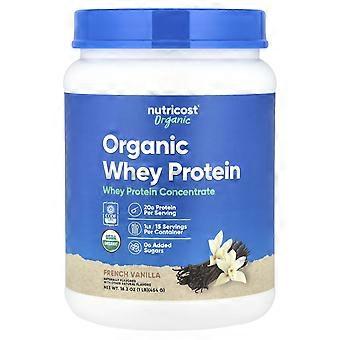 Nutricost, Organic Whey Protein, French Vanilla, 1 lb (454 g)