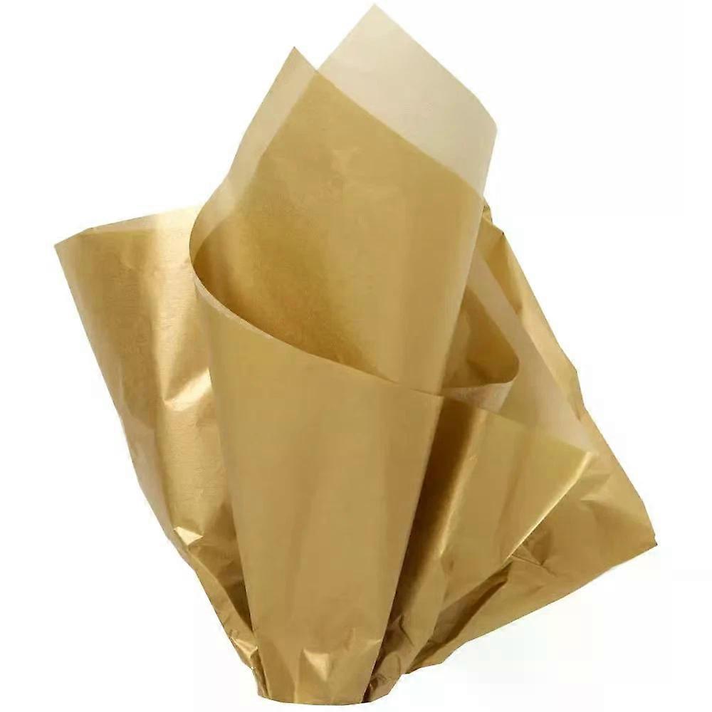 , Gold Metallic Tissue