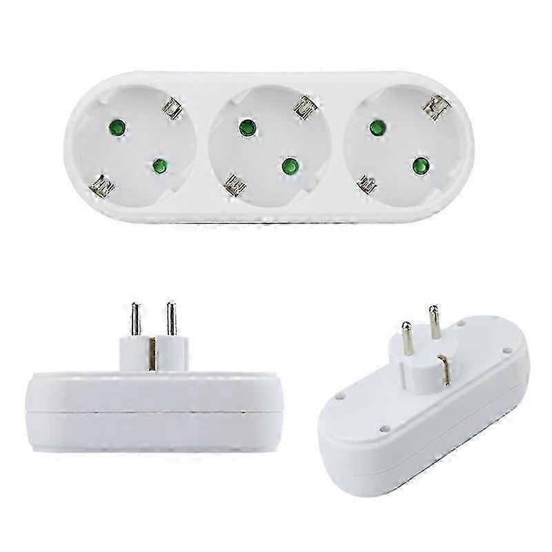 Power Extension Plug Converter | 1 to 3 Extension Sockets | Multi-Plug Adapter