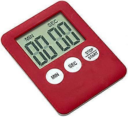 Digital Kitchen Timer,Magnetic Timer for Cooking, Kitchen Timer Magnetic, Large LCD DisplayYellow