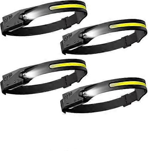 Rechargeable 4 Pack Mode LED Headlamp