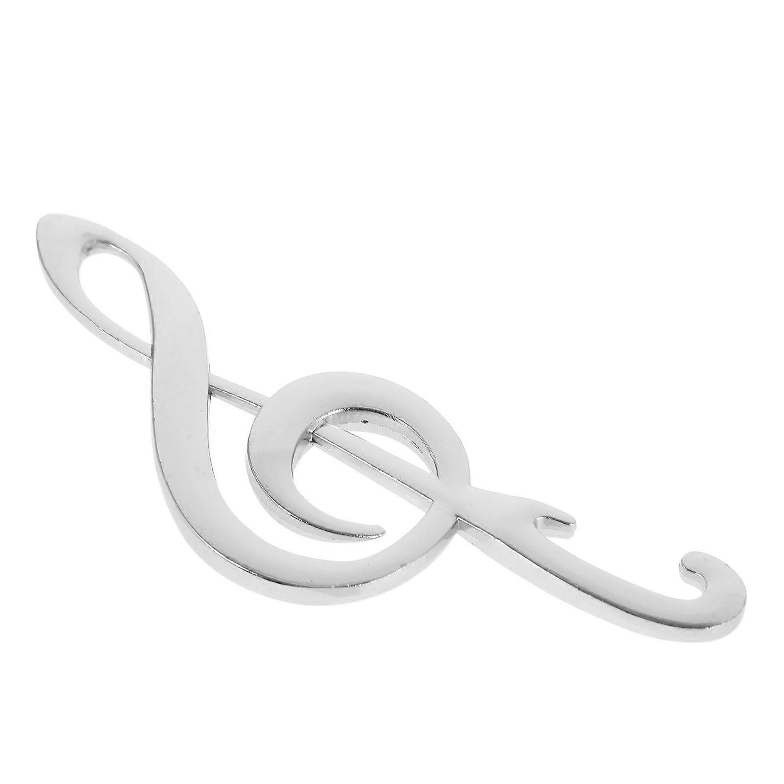 Musical-Note Shape Wine/Beer Bottle Opener (Silver)