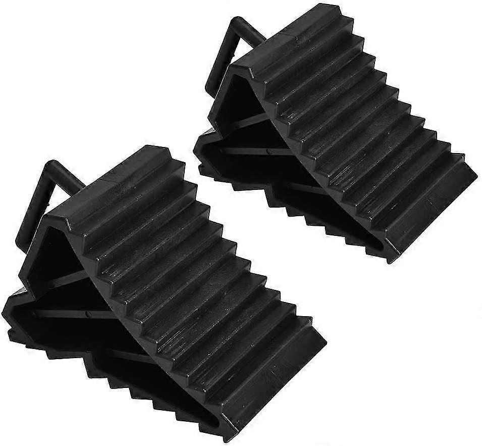 Car Wheel Chocks Abs Slide Stoppers Reverse Rollover Pads