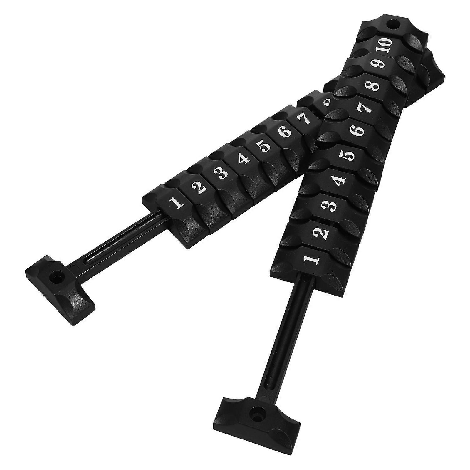 Foosball Score Counters Multi-Functional Scorekeeper Bars 2Sets Black ABS