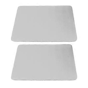 2 stuks Koffiemat Droogpad Super Absorberend Voorkomen Slip Schokabsorptie Gemakkelijk schoon te maken Koffiebar Mat voor Werkbladen Koffiezetapparaat Lichtgrijs 30x40c