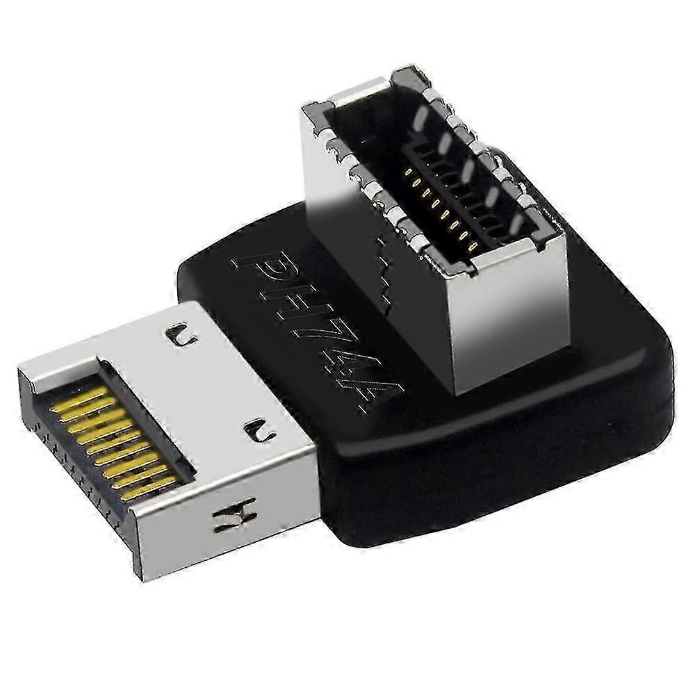 Computer Motherboard Type-e Usb 3.1 Type-e Interface 90 Degree Steering Elbow Front Type-c Installe DL