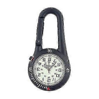 Cyfrowy karabińczyk Clip Watch Sportowy zegar hakowy Szpital Prezent Elektroniczny Luminous Wielofunkcyjny Outdoor Fashion () -Yvan