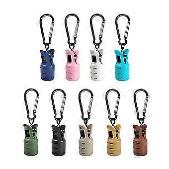 9 stks Squid Jig Bait Protector Kit Octopus Squid Hooks Cover Inktvis Paraplu Kunstaas Cap met Carabi