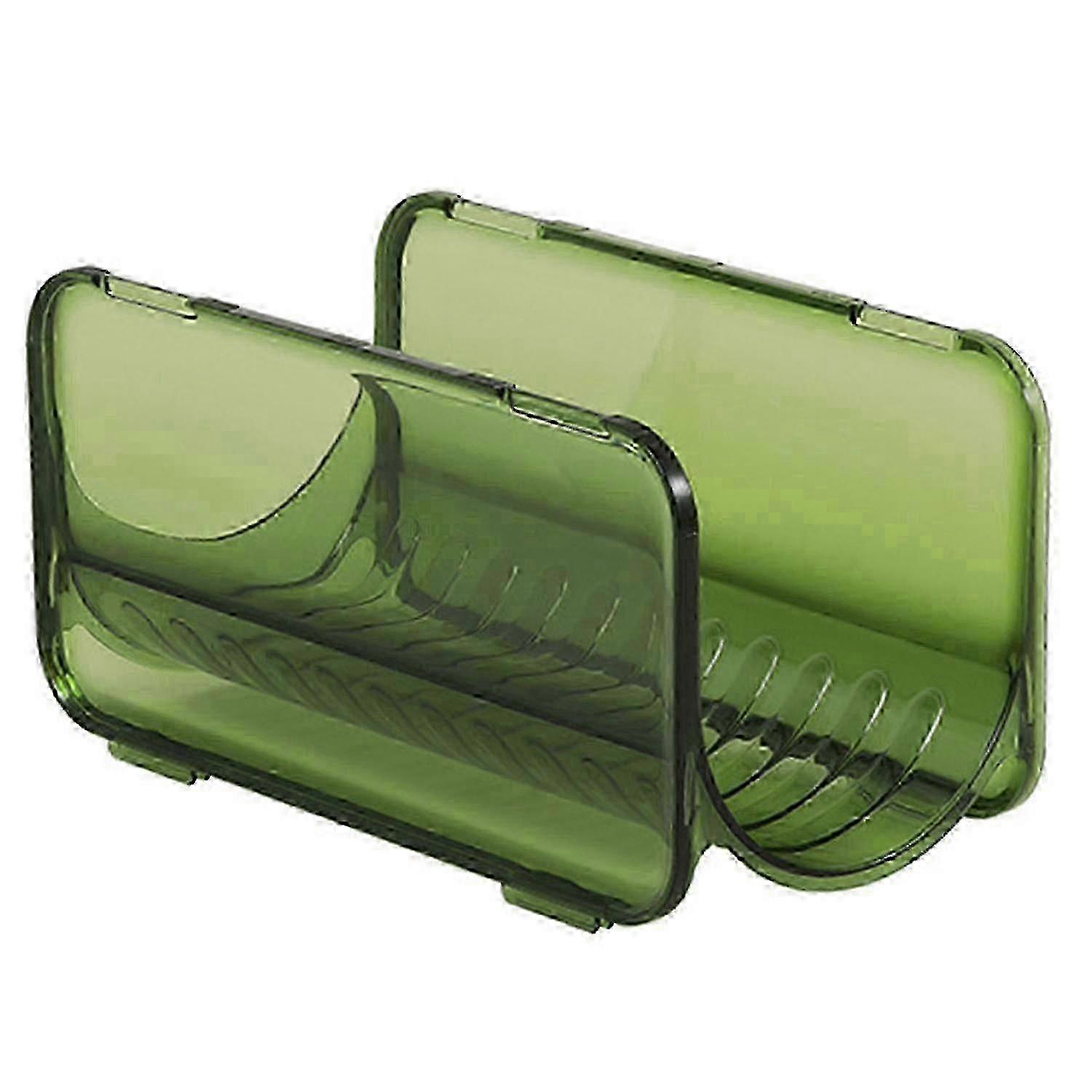 Stackable Deep Green Bottle Holder with Stable Structure, Smooth Edges & Secure Grip for Organized Storage