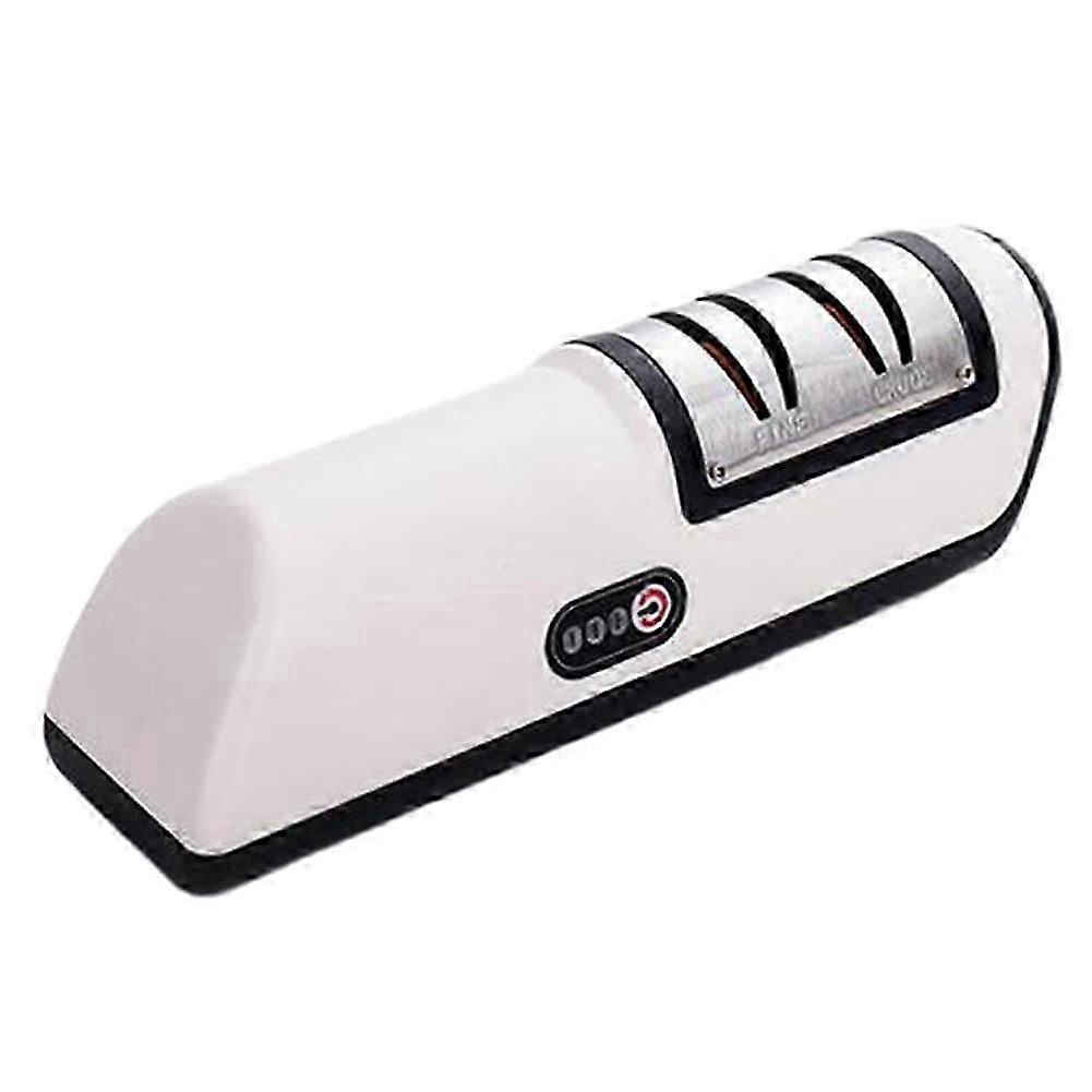 Kitchen Electric Knife Sharpener Multifunctional Automatic 4 Gears Electric Knife Sharpener Kitchen Accessories Black
