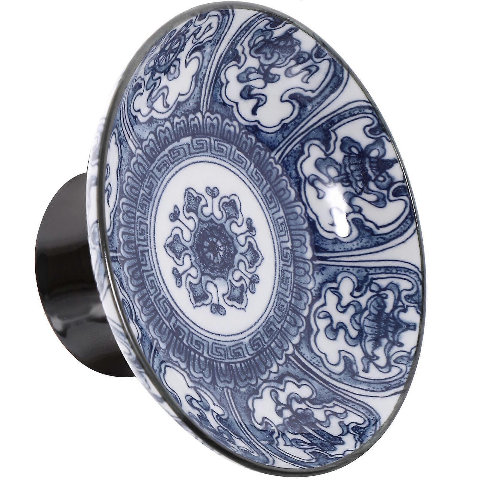 Ceramic Fruit Bowl Pedestal Serving Stand for Kitchen Counters