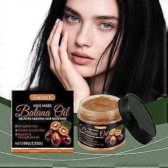 Gleamxi Batana Oil Hair Mask Moisturizing Care For Frizzy Hair, Nourishing, Refreshing, And Shiny Hair Mask