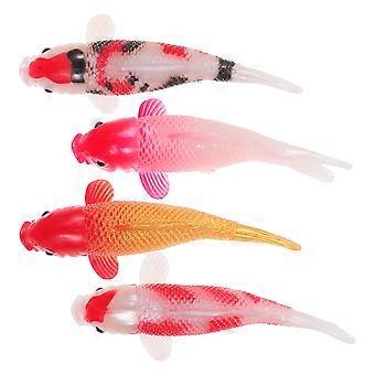 Miniaturas de Carpas Koi para Decoração, Conjunto com 4 Peças