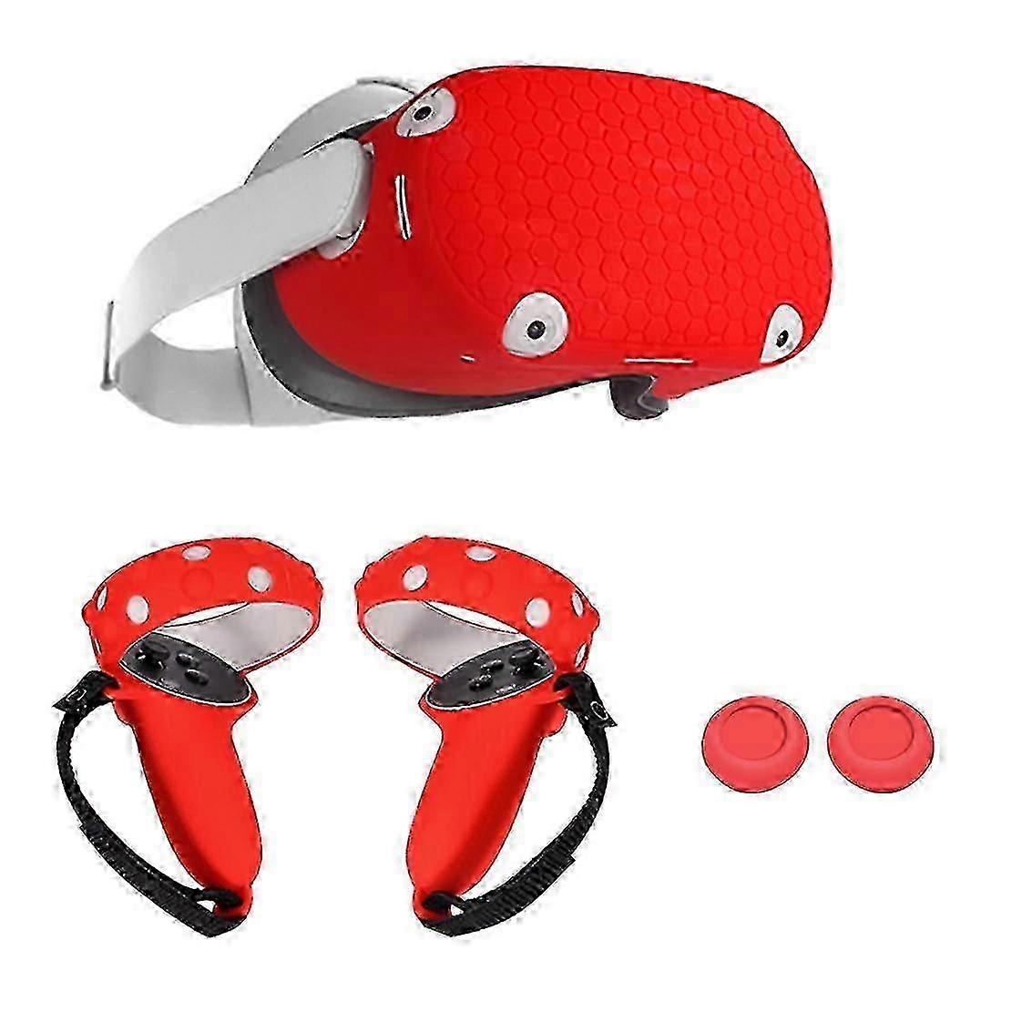 Oculus Quest 2 VR Handle Case - Silicone Protection for Touch Controllers