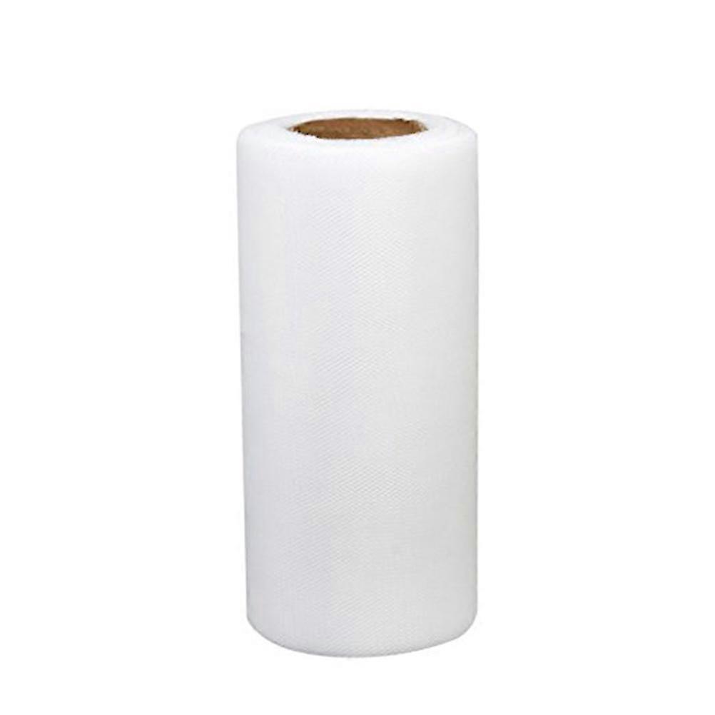 22M Wedding Tulle Roll Polyester White