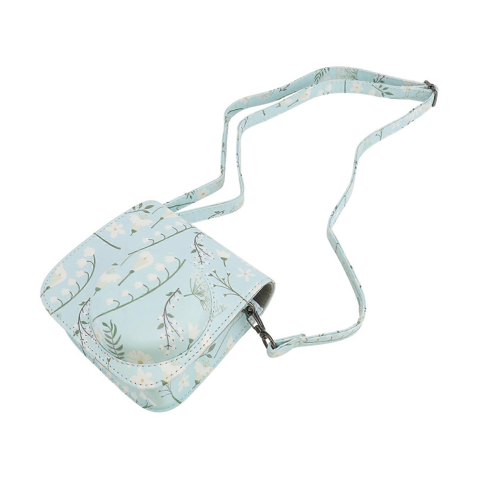 Protector for Instant Camera PU Camera Bag with 2Pcs Set