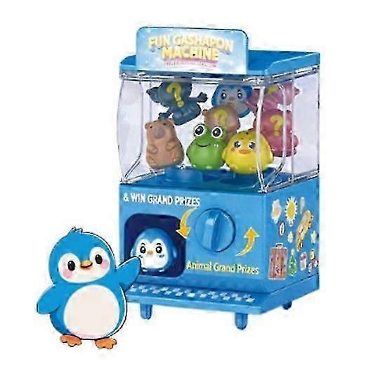 Mini Gashapon Machine Sturdy Plastic Smooth Operation Repeated Use