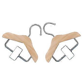 Compatible with Compatible with Small Pet Hanger Wooden Dog Clothing Hanger for 6Pcs Apparel