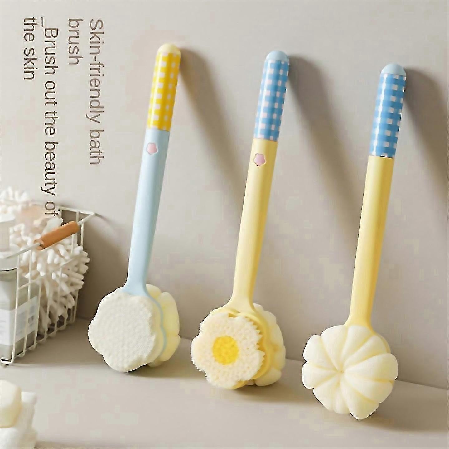 Multi-Function Shower Brush With Foot Exfoliator