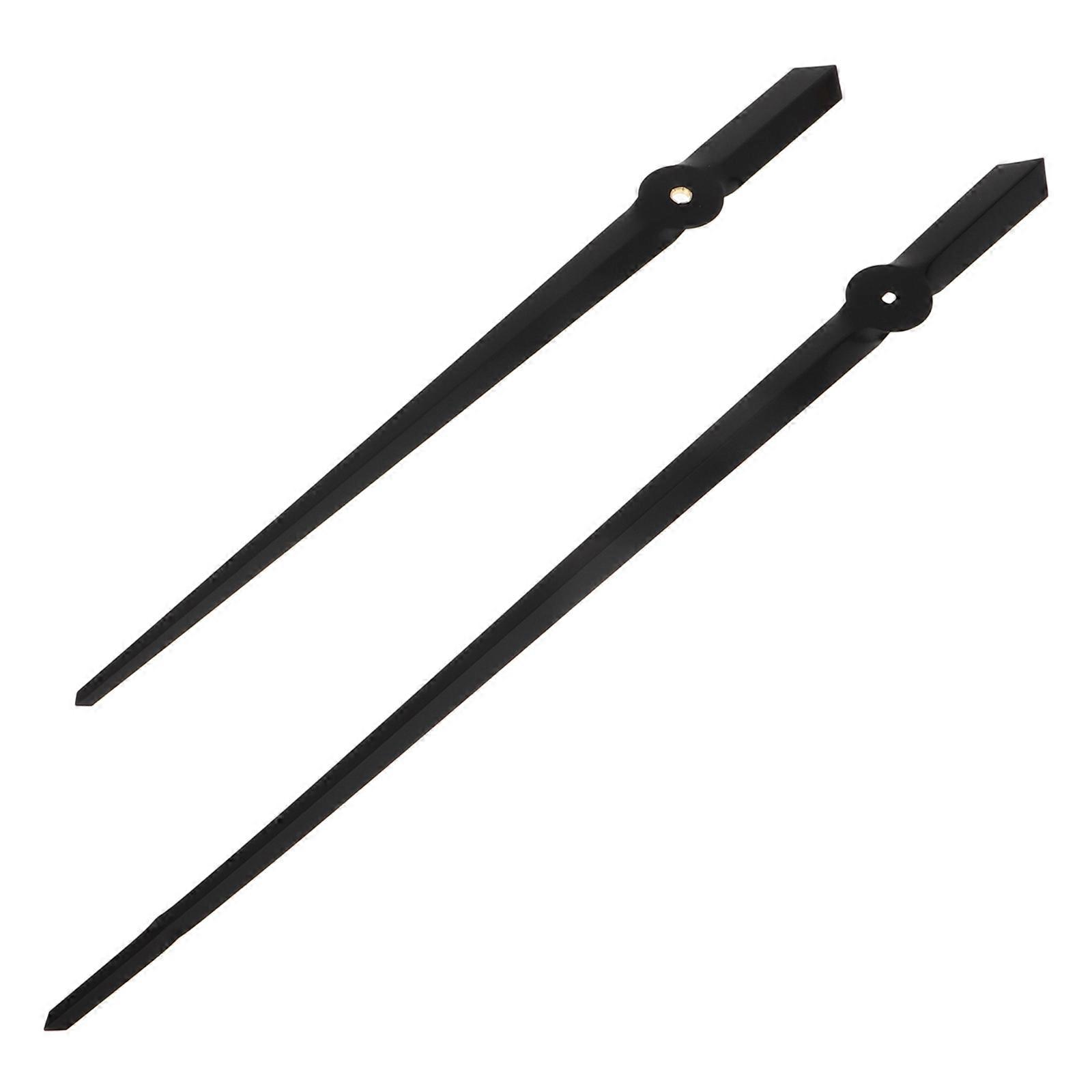 Quartz Clock Pointers Short Hands for Clock Making 1Set in Black Color