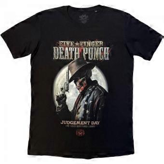 Five Finger Death Punch Unisex Adult Judgement Day Moon T-Shirt