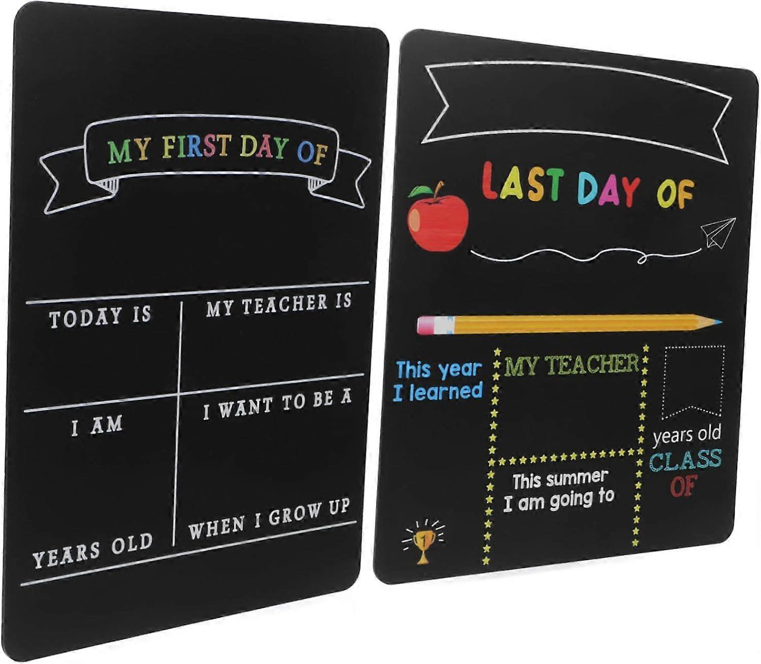 2 Piece Double Sided School Whiteboard compatible with Back to School