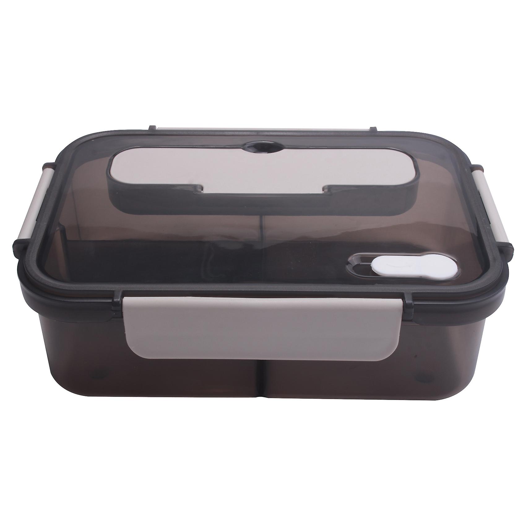 Lunch Box, 1500Ml Bento Box, Food Container with 3 Compartments and Cutlery Set,Microwave and Meal