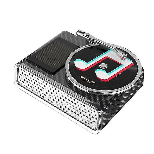 Rotating Compact Phonograph Turntables Solar Record Player Aromatherapy Fresh