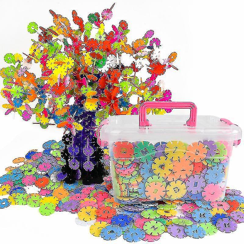 600 Early Education Multi-color Insert Snowflake Flakes W