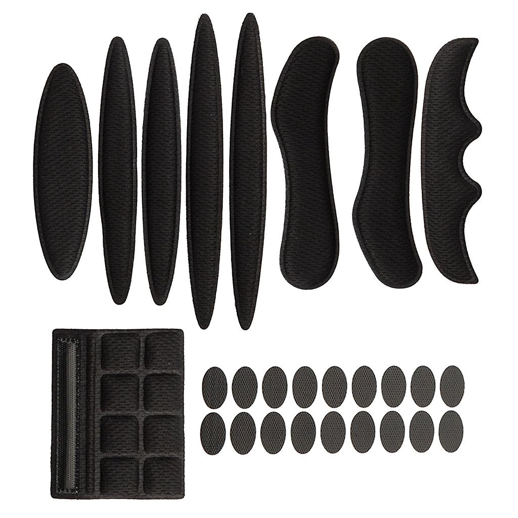 27Pcs Bike Helmet Padding Kit, Universal Bicycle Replacement Foam Pads Padding