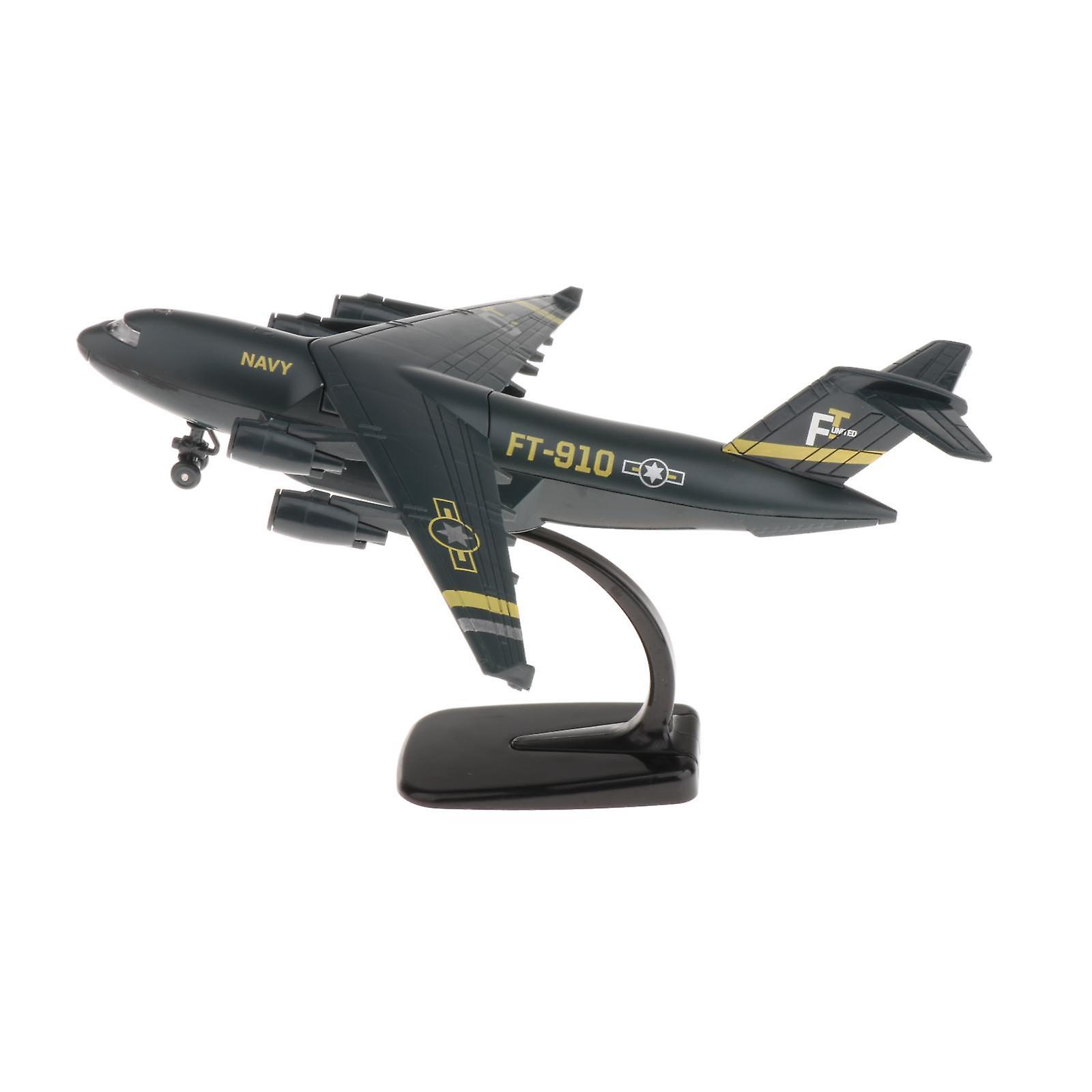 ألعاب الطائرة نقل سبائك الطائرة Diecast طائرة نموذج هدية أسود