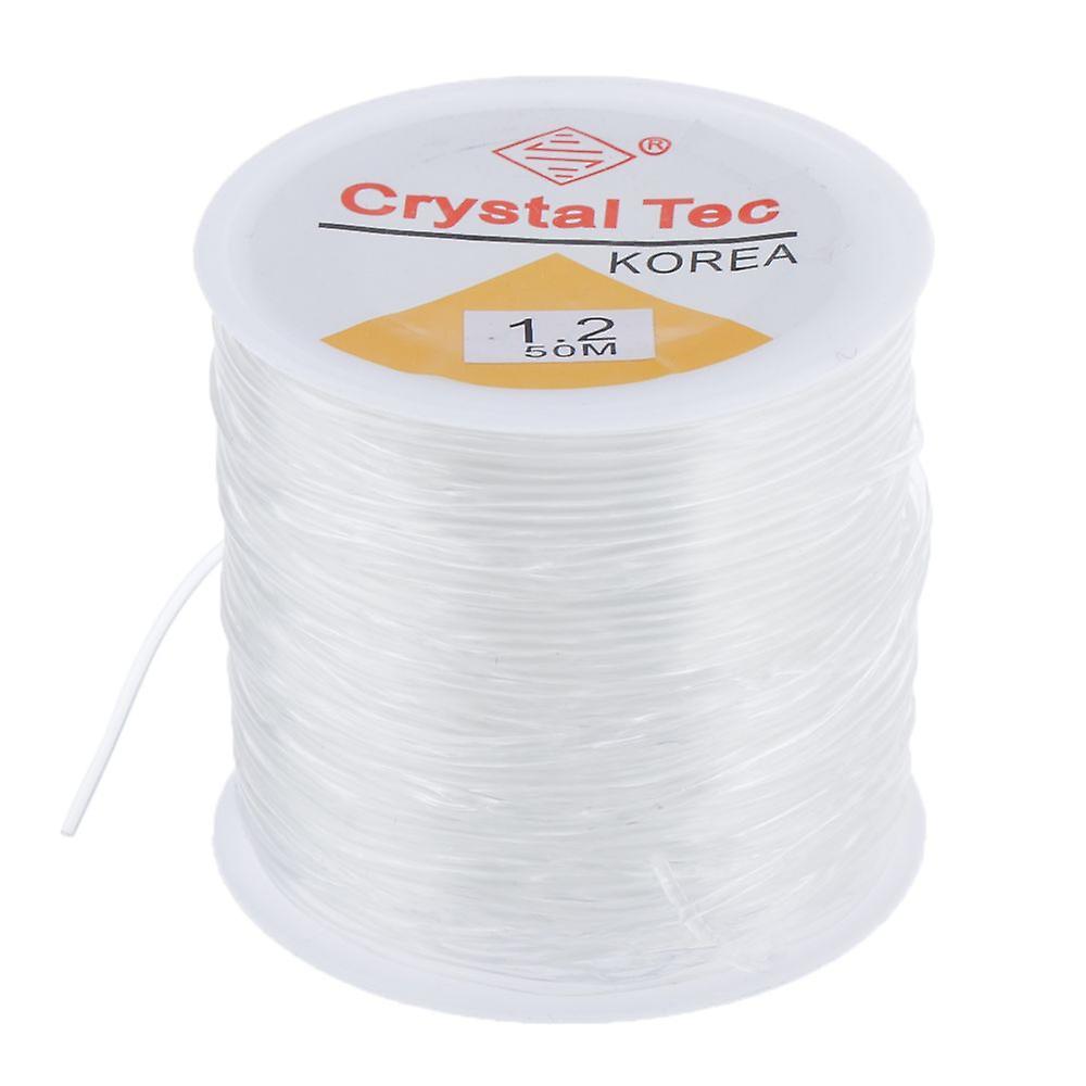 Roll Clear Elastic Thread Jewelry Making Cord Accessories 100 Meters 1.2mm