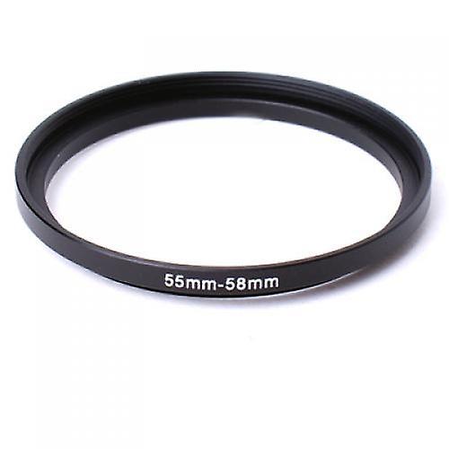 55 mm til 58 mm metall Step Up filterring trinnadapter