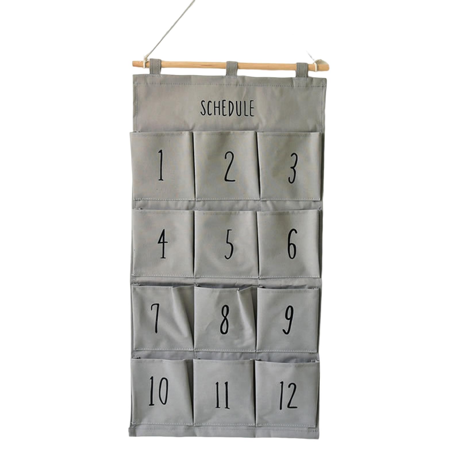 Wall Mount Closet Organizer Upgrade Large Capacity Pocket