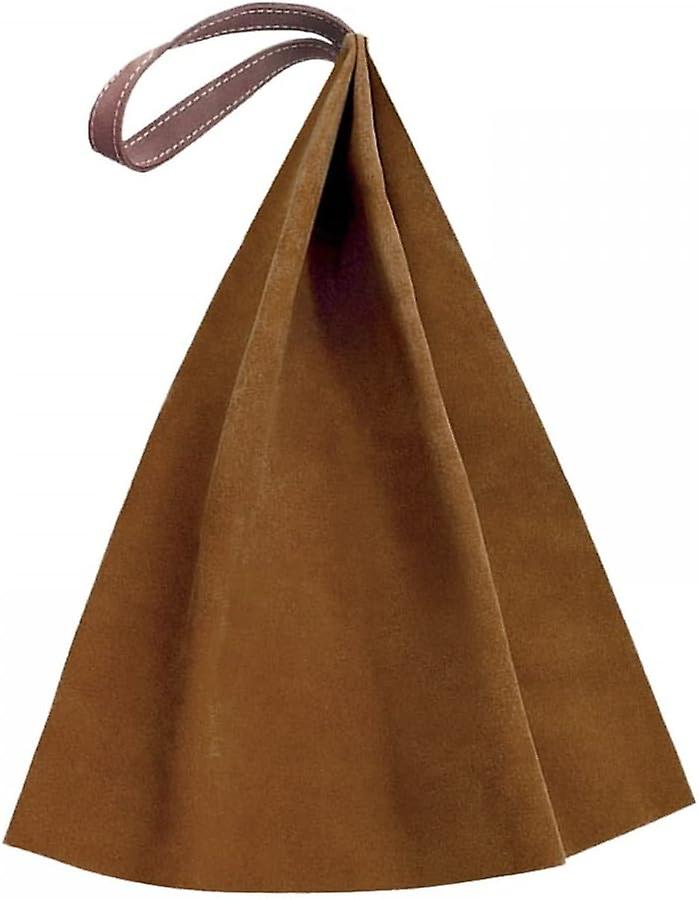 Dog Bite Rag, 15.7" Soft Leather Bite Rag With Handle For Small Medium Large Dogs