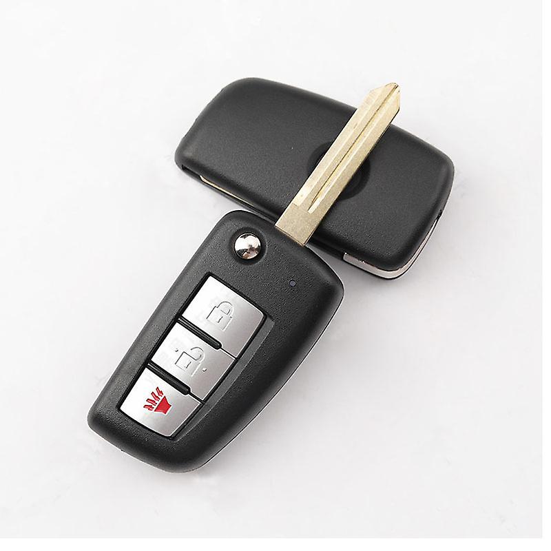 Replacement Flip Folding Remote Key Shell Case For Nissan Sylphy Tiida Livina X-trail Qashqai Fob Key Cover
