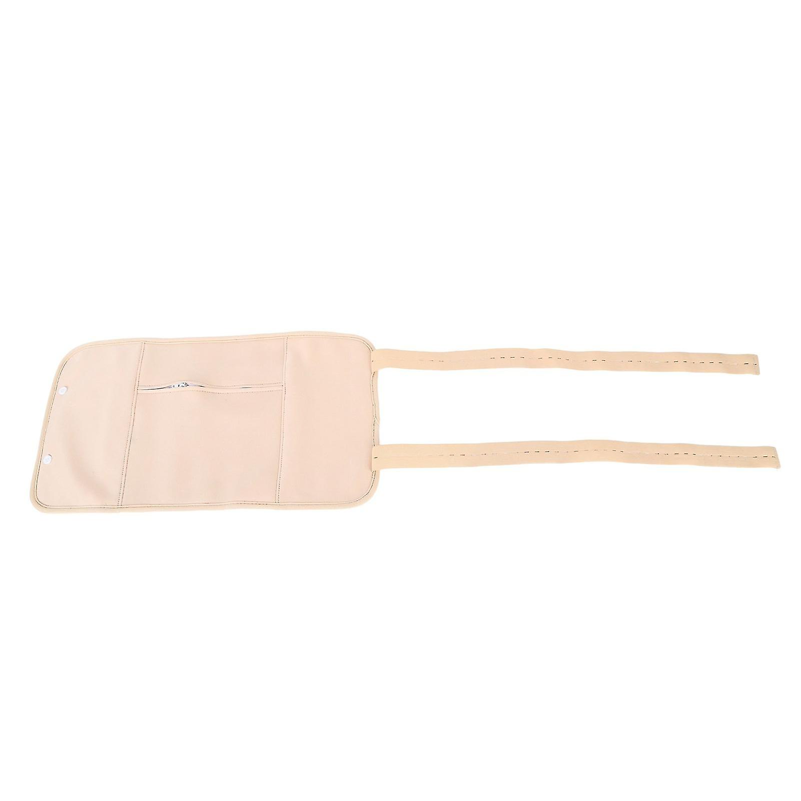 Ergonomic and Adjustable Castor Oil Pack, Reusable Soft Compress, Castor Oil Wrap for Liver Detox and Sleep, Khaki