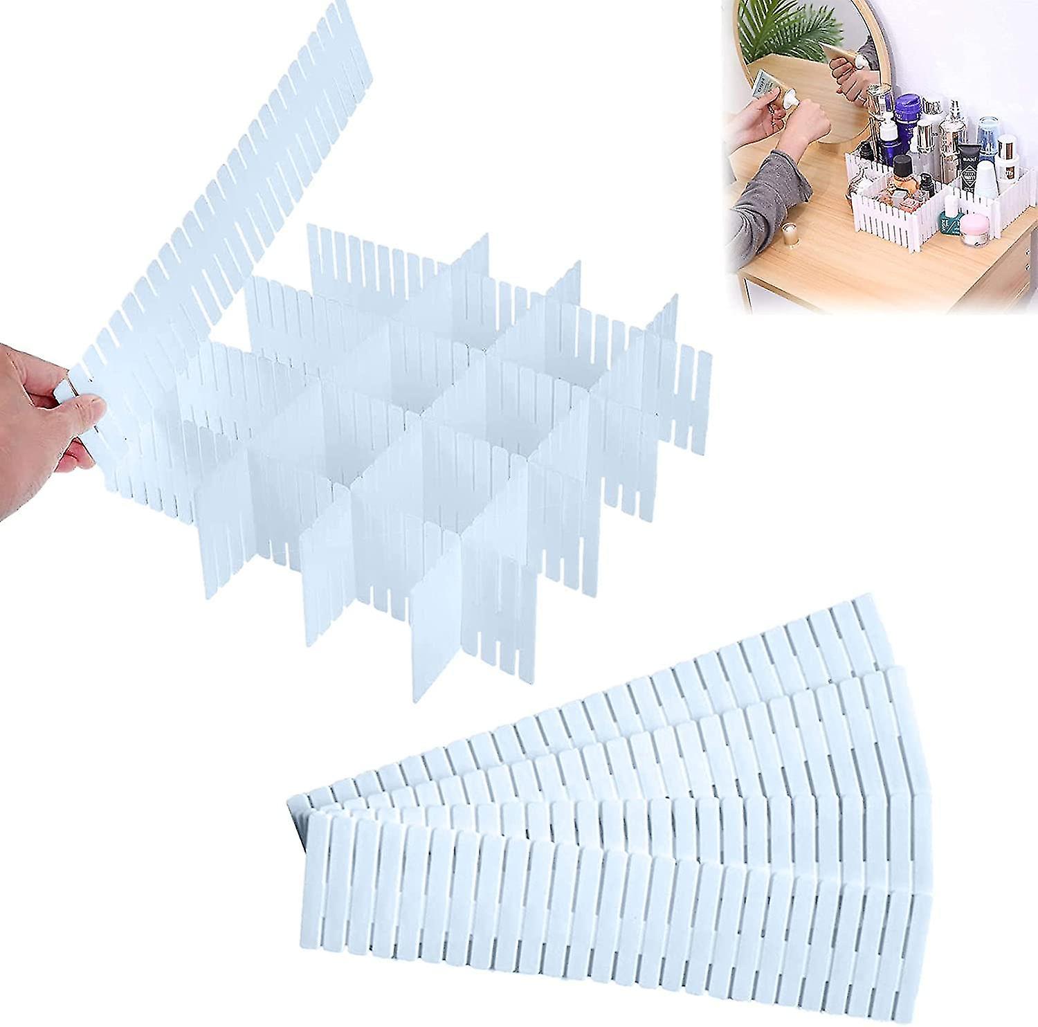 Drawer Organizer, Drawer Divider, Grid Drawer Dividers, Plastic Drawer Dividers, For Office Supplies
