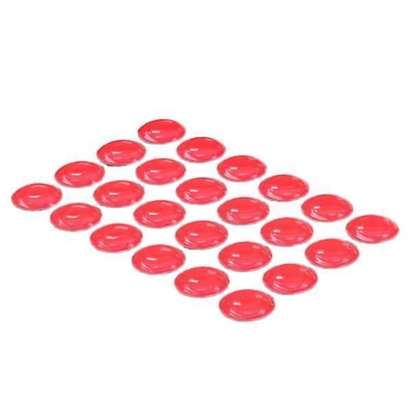 7xMotorcycle Decoration Waterproof Creative Decals Stickers PVC  Red
