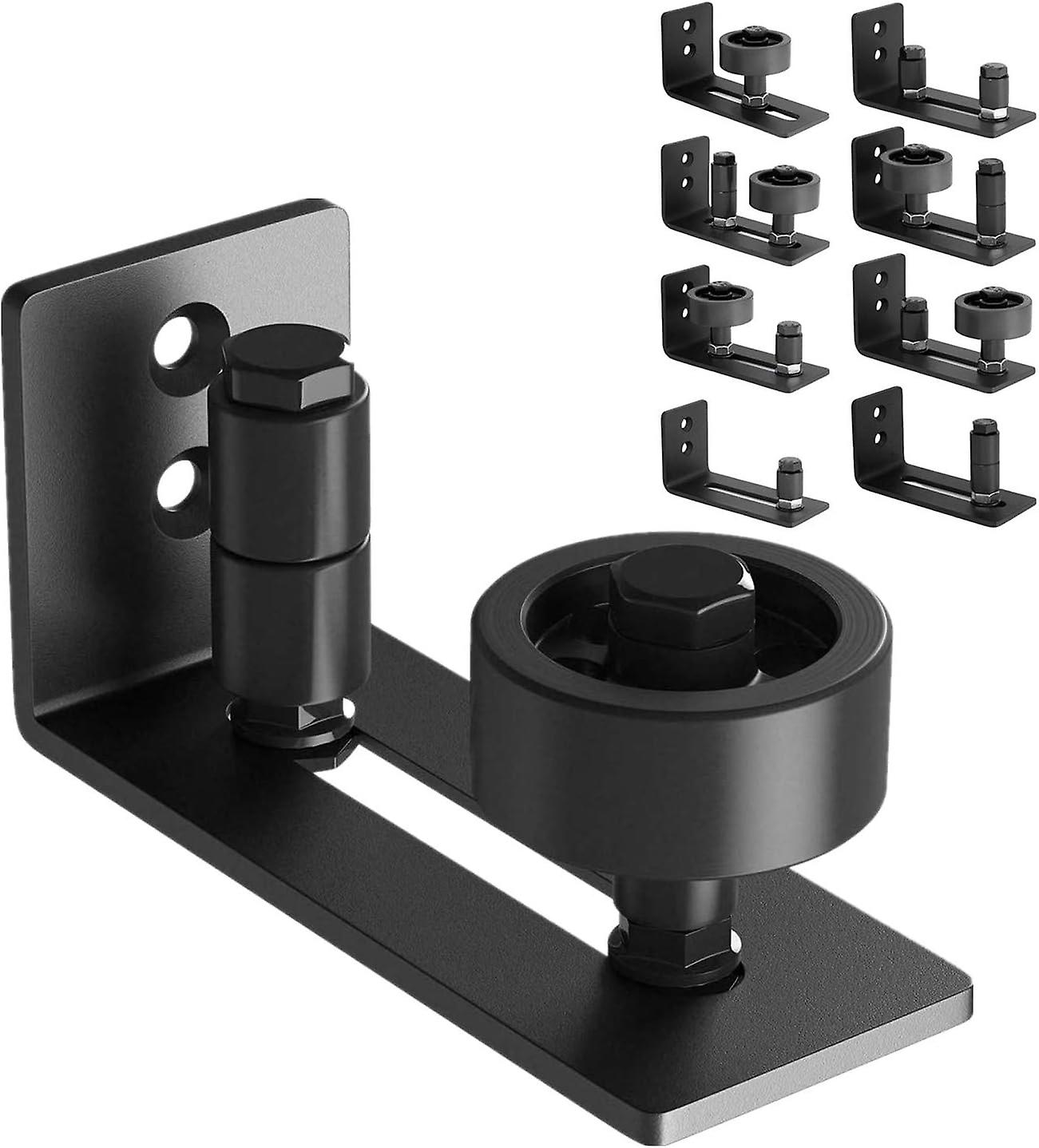 Sliding Door Rolling Guide - With Screws - 8 In 1 Adjustment Options - Sliding Door Accessories - Scratch Resistant Wheels - Suitable For All Sliding