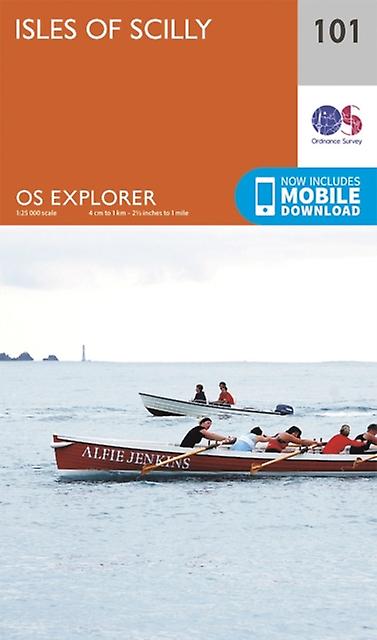 Isles Of Scilly by Ordnance Survey Paperback Book