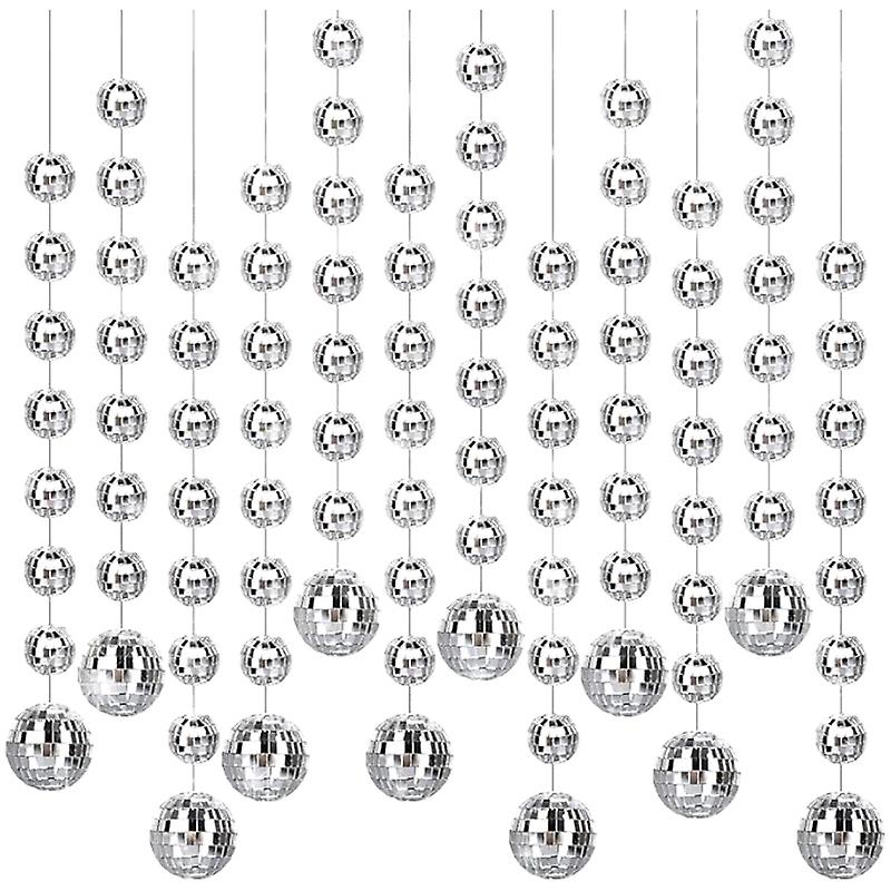 6pcs Christmas Hanging Flash Balls Decorations Reflective Flash Flash Balls Orna