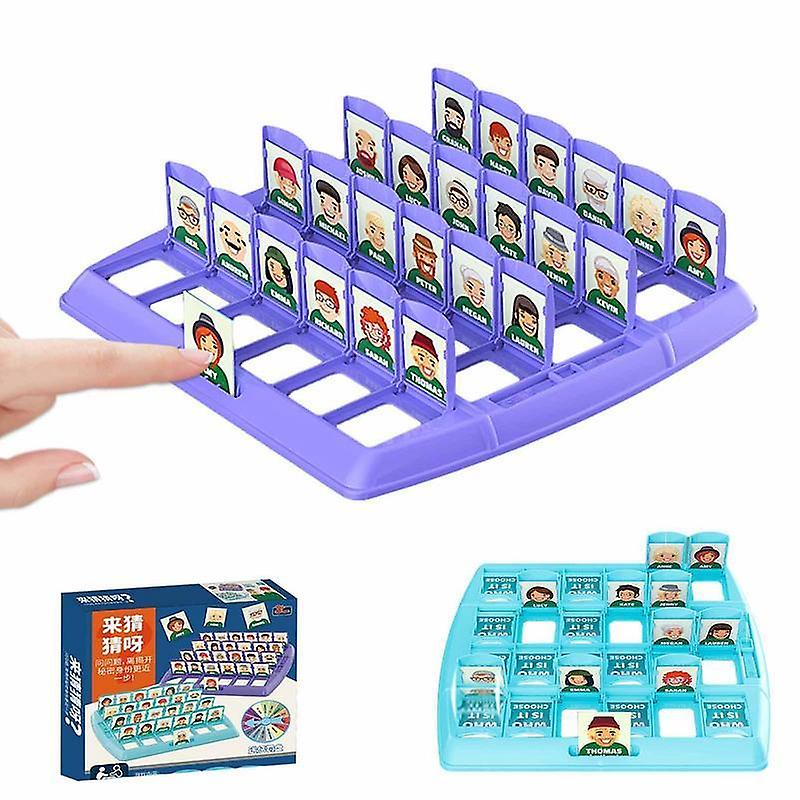 Who I Am Board Game Party Guess Who I Am Board Game Easy To Use Fun 2 Player Board Games For Kids And Adults