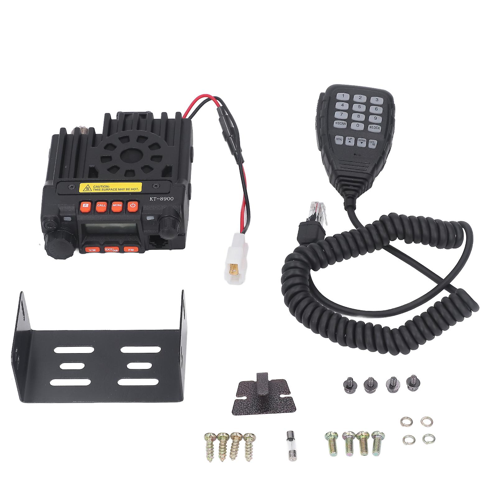 Émetteur-récepteur radio mobile double bande 25 W, 200 mémoires, VHF UHF, radio bidirectionnelle pour voiture avec écran LCD, pour camping-car
