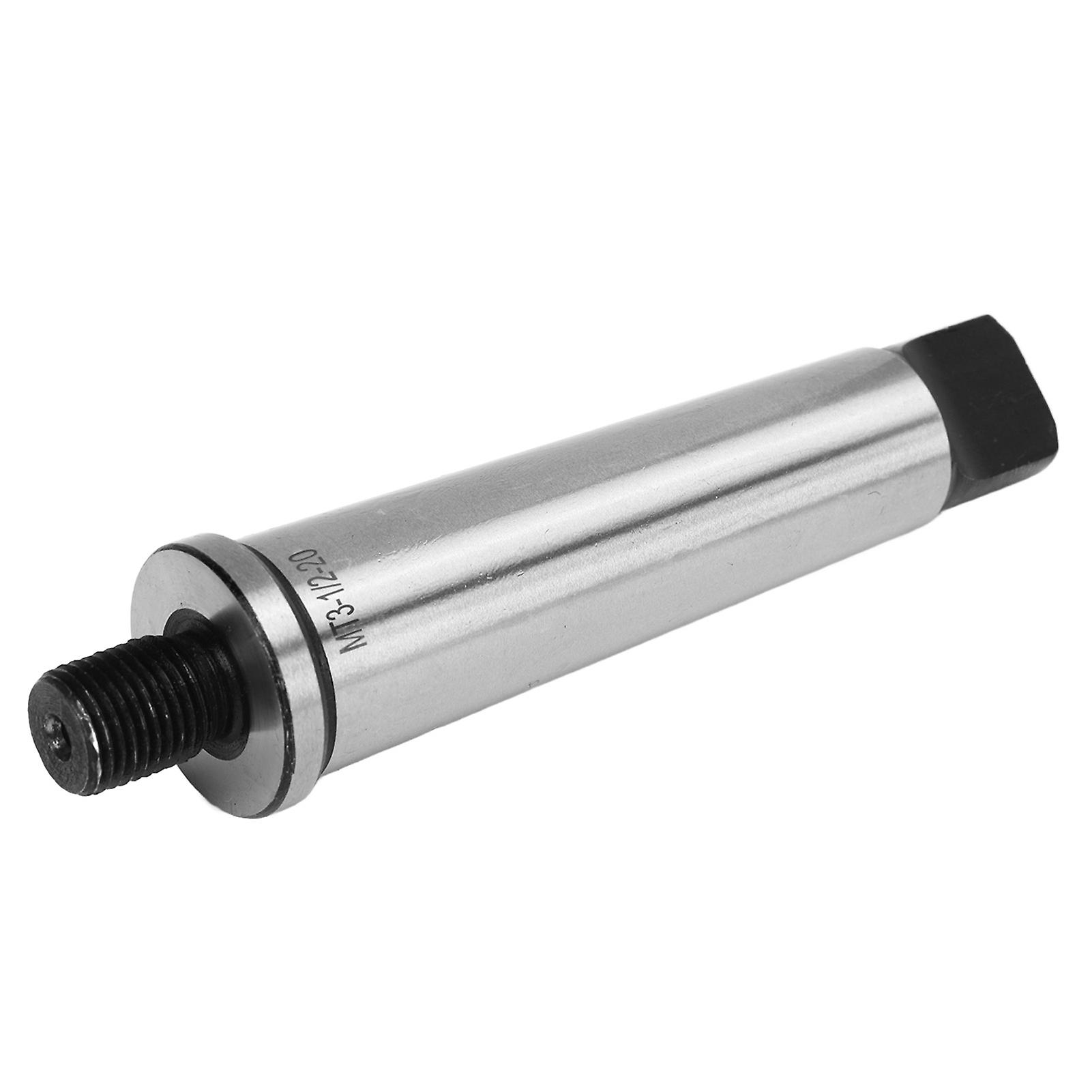 Drill Chuck Arbor 3MT Shank to 1/2in‑20 Threaded Hardened Morse Taper MT3 Adapter 