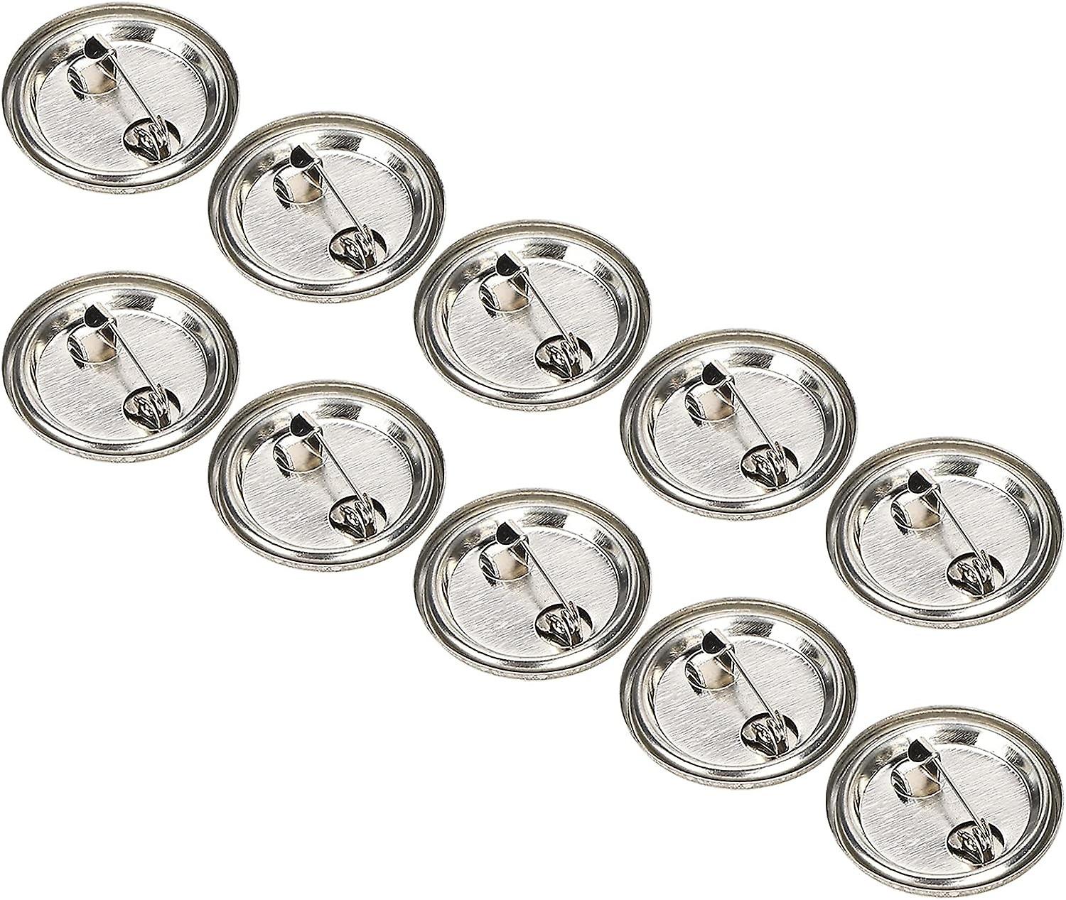 100pcs Pin Button Round, DIY Pin Button, Easy to Print Patterns DIY Gifts (100 sets of 25MM metal ba