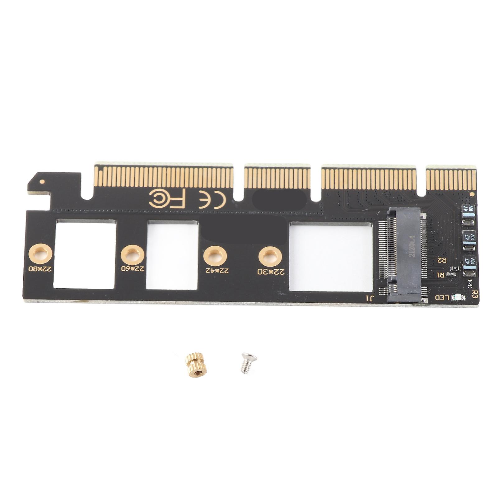 PCI‑E 3.0 X4 X8 X16 to NVME M.2 SSD Adapter Card NVMe M.2 M Key Expansion Card for NVME Protocol M.2