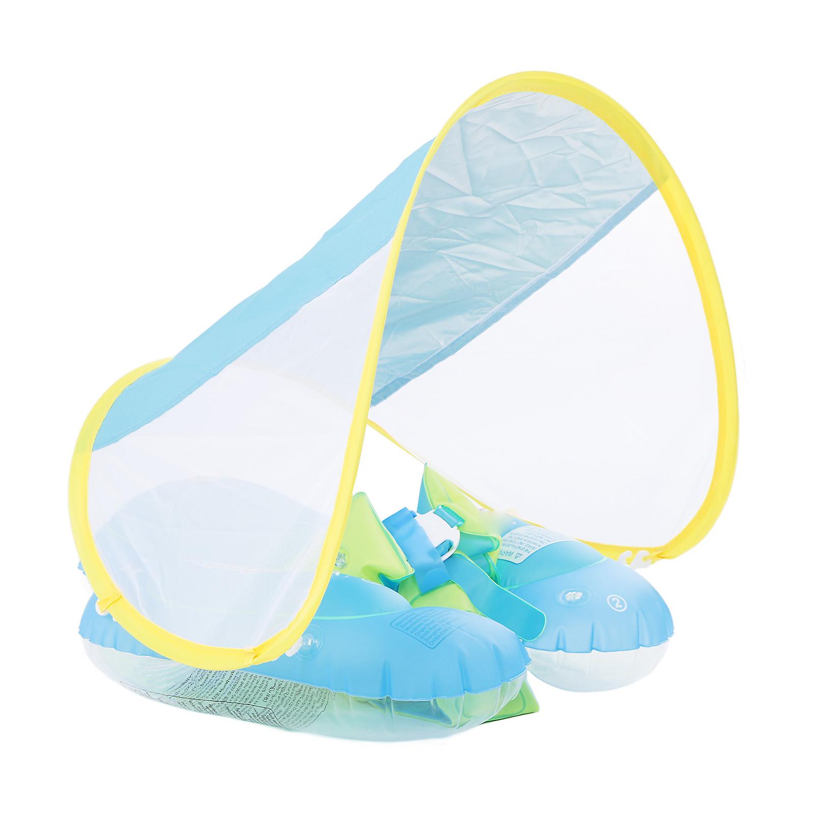 Baby Pool Float with Removable Sun Canopy, Size S, 15cm Inner Diameter