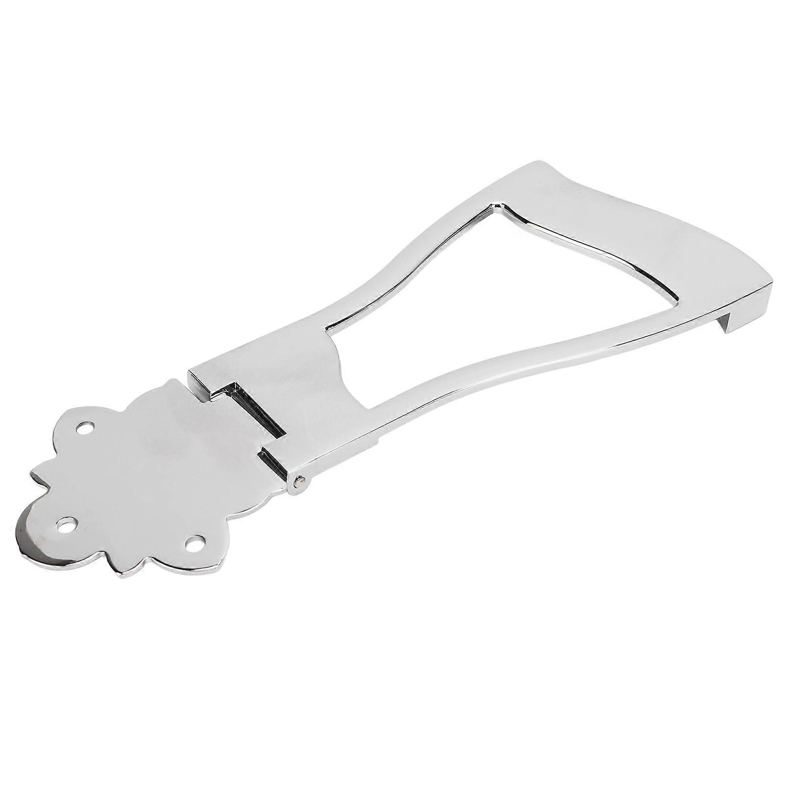 Guitar Tailpiece Trapeze 6 String Metal Instrument Accessory Part for ReplacementSilver 