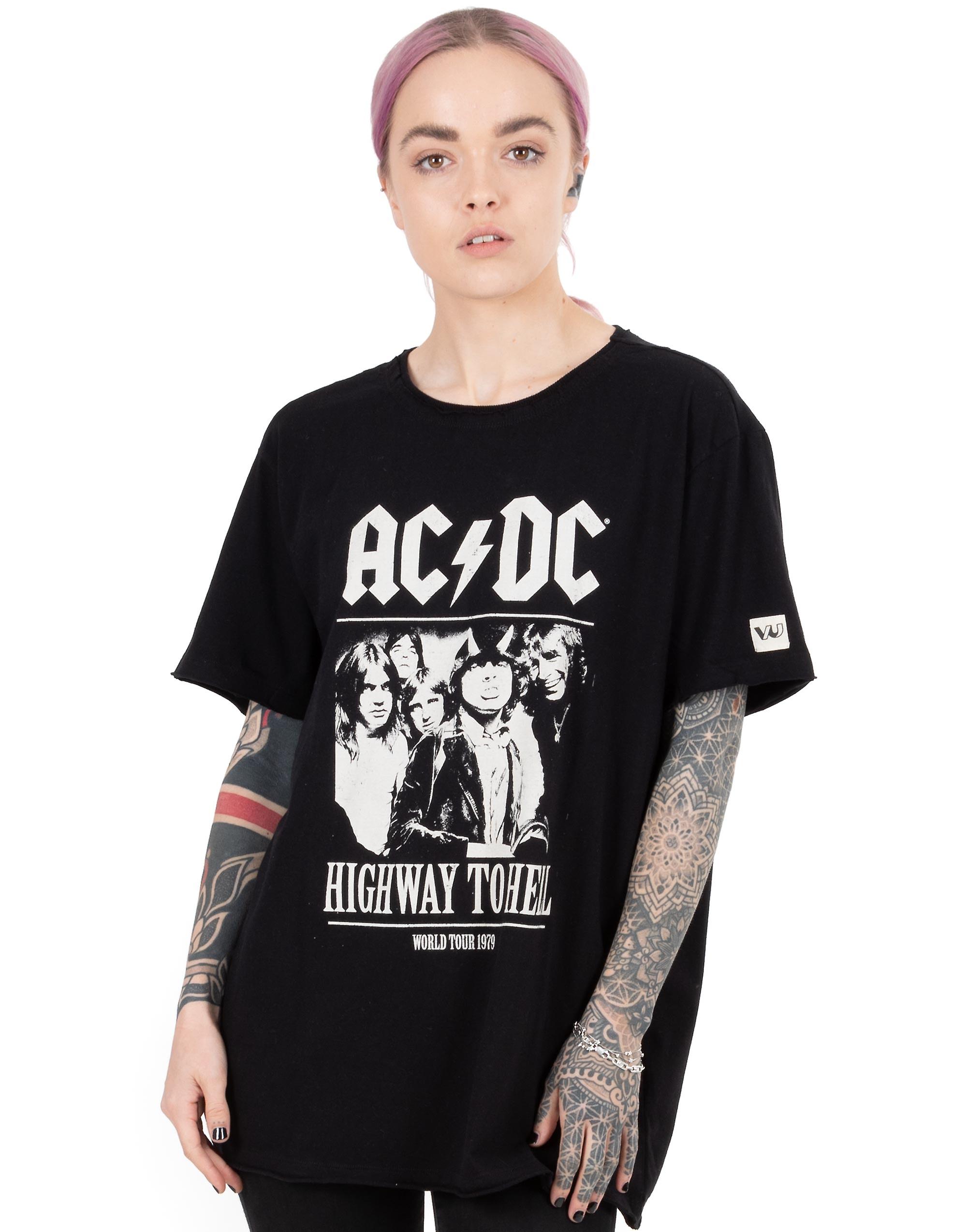 AC/DC Unisex T-shirt met korte mouwen Zwarte bandleden | Fruugo NL